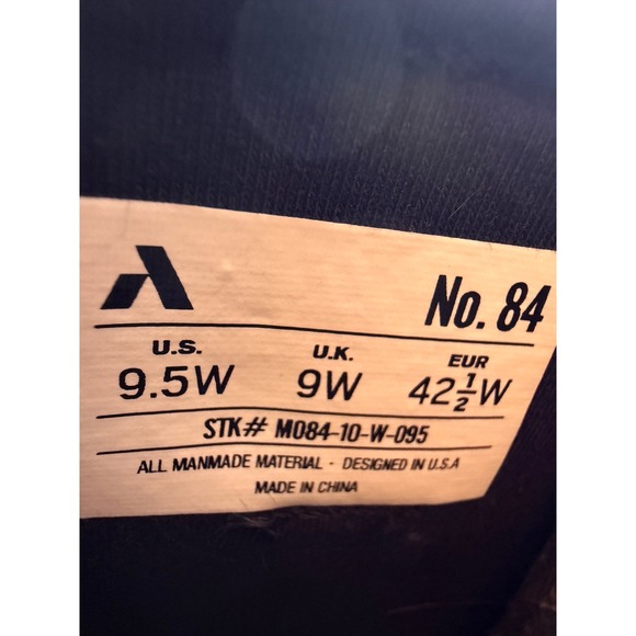 Anodyne Orthopedic Shoes for Custom Insoles Stretch Black Mens Shoes 9.5 Wide